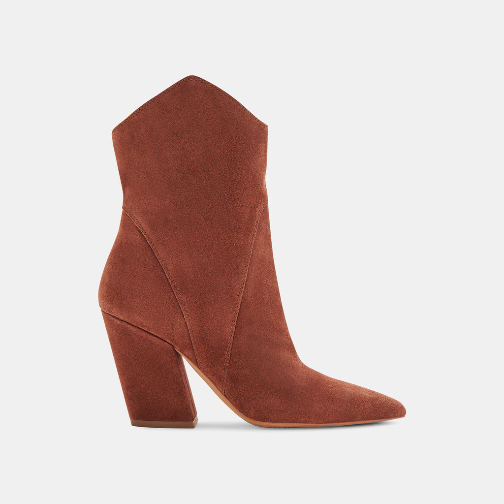 NESTLY BOOTIES BRANDY SUEDE– Dolce Vita 6633545891906