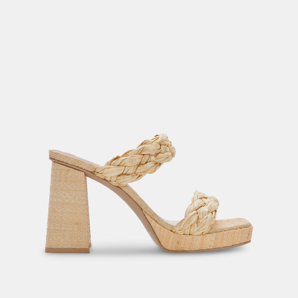 ASHBY Platform Heels Light Natural Stella | Natural Heeled Sandals– Dolce Vita 6821612453954