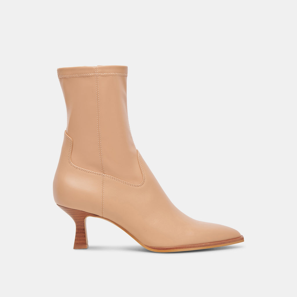 Arya Tan Stella Boots | Rich Leather Tan Stella Boots with Skinny Heel– Dolce Vita 6908072722498