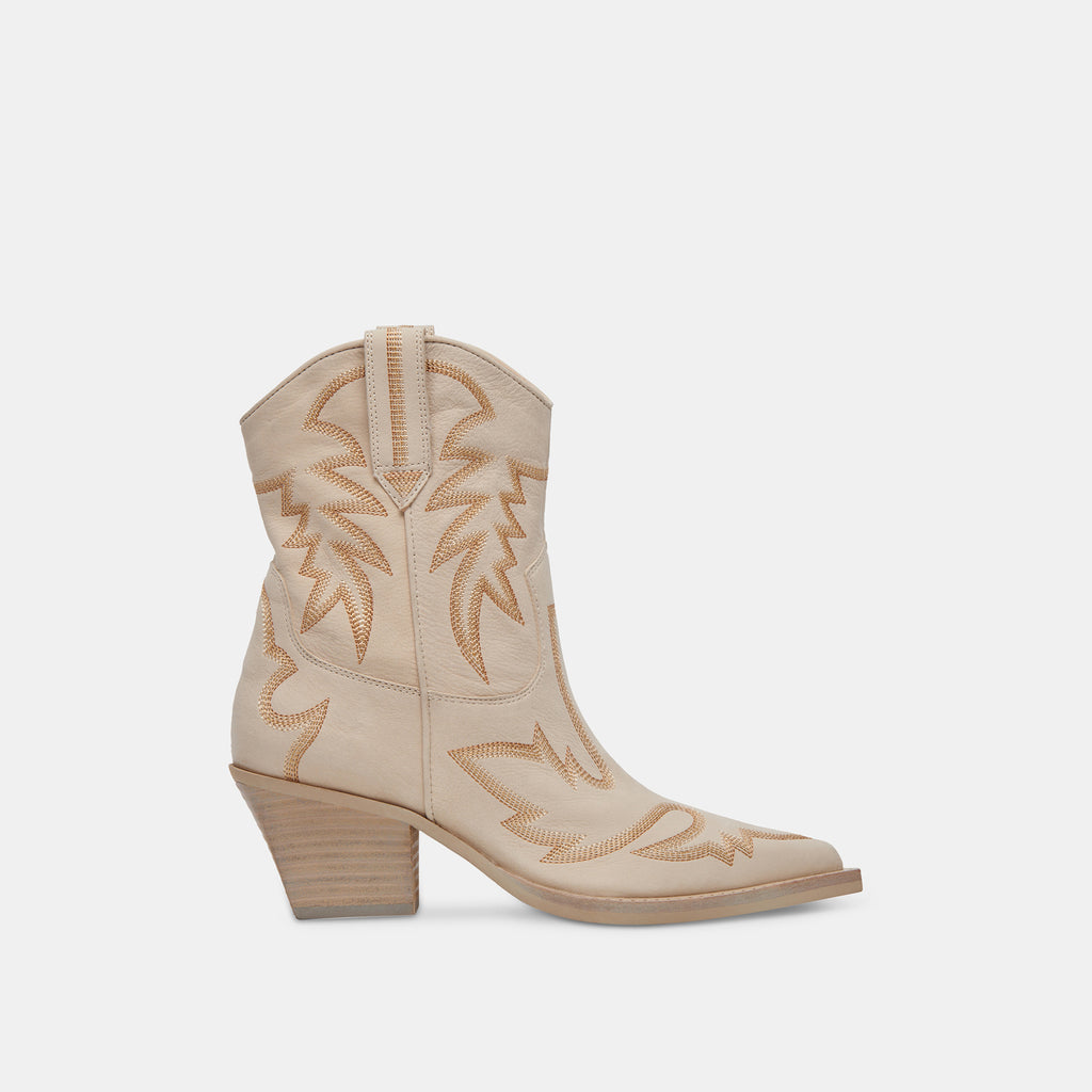 Runa Boots Sand Nubuck | Women's Western Boots In Sand Nubuck– Dolce Vita 6908079800386