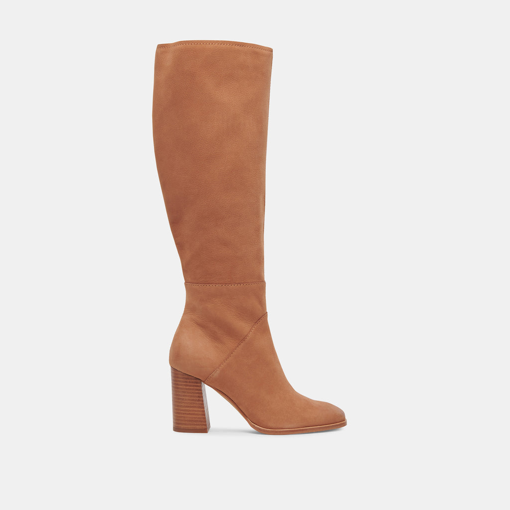 Fynn Boots Brown Nubuck | Knee-High Brown Nubuck Boots– Dolce Vita 6940808839234